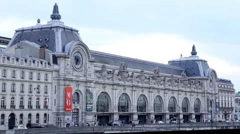 Musee d'orsay in Paris Stock Footage 64127941