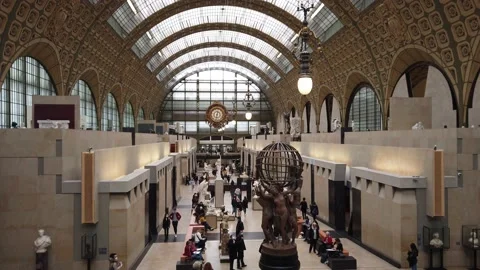 Musee d'Orsay, Paris Stock Footage 229653375