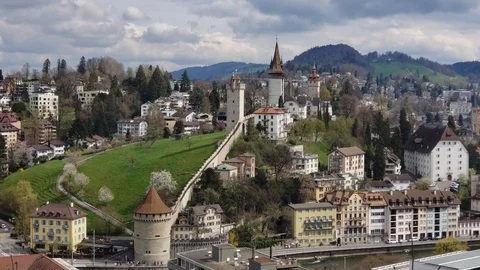 Museggmauer MS Stock-Footage 122266802