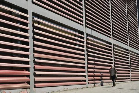  Museo Nacional Centro de Arte Reina Sofia, Edificio Nouvel, Atocha, Madri... Stock Photos