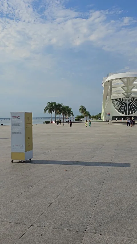 Museu do Amanhã, Rio de Janeiro, Brazil – Futuristic Architecture [8K] Vídeo Stock 306487692