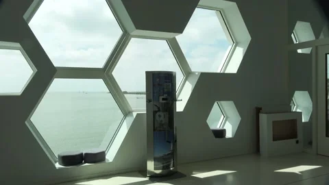 Museum Afsluitdijk Wadden Centre Video stock 213240908