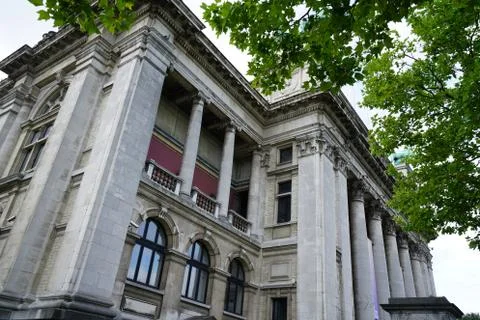 Museum in Antwerp 库存照片