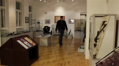 Museum Artifacts Stock Footage 33067422