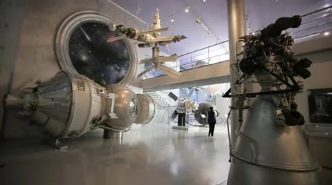 Museum of Astronautics Video stock 11144458