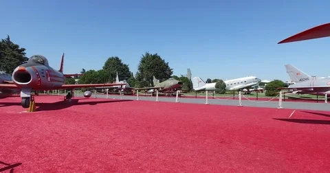 Museum of aviation in Istanbul Stock Footage 74505259
