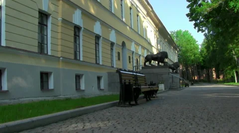 Museum building Stock Footage 6007636