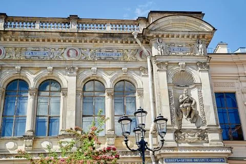 Museum of the Central School of Technical Drawing of Baron A. L. Stieglitz Fotos de archivo