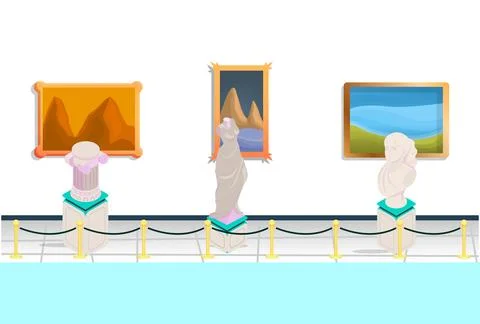 Museum Concept Illustration Stock Illustration