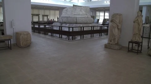 Museum Details Stock Footage 81718149