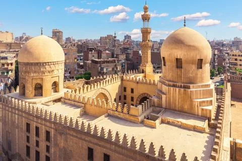 Museum of Egyptian Architecture in the complex of the Mosque of Ibn Tulun, place Stock Photos
