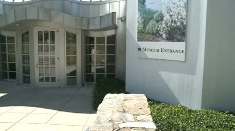 Museum entrance (1 of 1) Stock Footage
