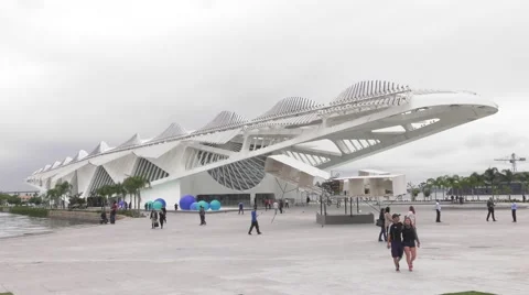 Museum of the Future in Rio de Janeiro Stock Footage 64978592