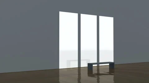 Museum hall 3d animation Stock Footage 69029810