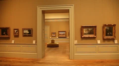 Museum Interior Stock Footage 21310995