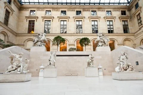 Museum interior Stock Photos