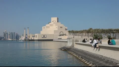 Museum of Islamic Art, Doha, Qatar Stock Footage 10699554