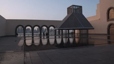 Museum of Islamic arts, Doha Stock Footage 106893149