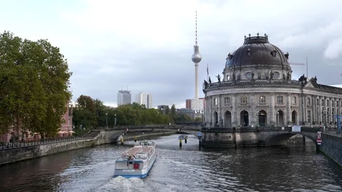 Museum island berlin, germany Stock Footage