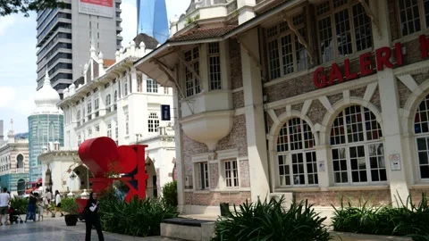 Museum at Merdeka Square, Independence Square, Malaysia Stock Footage 277655837