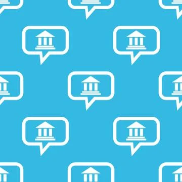 Museum message pattern Stock Illustration