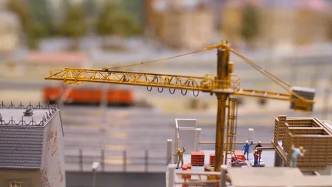 Museum of miniatures Stock Footage 125781439