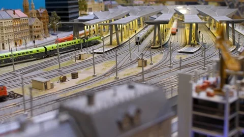 Museum of miniatures Stock Footage 125782123