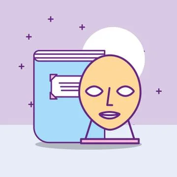 Museum monuments design Stock Illustration