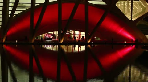 Museum by Night 库存影片 24614943