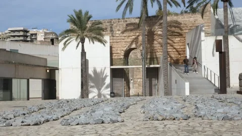 MUSEUM IN PALMA Stock Footage 256232062