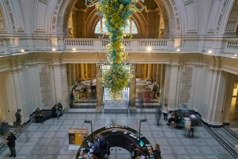 Museum reception Stock Photos