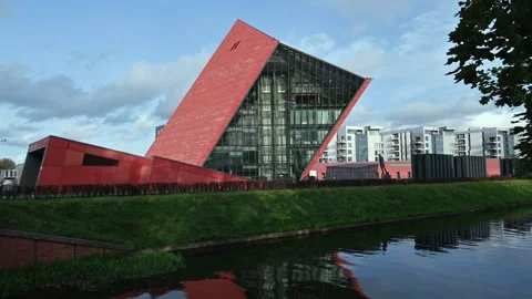 Museum of the Second World War in Gdansk, Poland Stock Footage 337889475