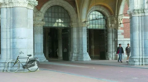 Museum square Amsterdam Stock Footage 64876076
