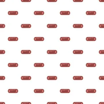 Museum tickets creating seamless repeating pattern background Stock Illustration