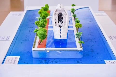 Museum of Tomorrow (Museu do Amanhã), at Praça Mauá, in the port area of Rio Stock Photos
