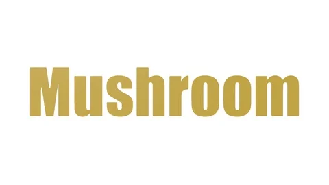 Mushroom Animated Tagcloud On White Background Stock Footage 103095652