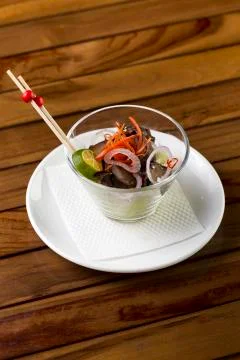Mushroom appetizer Stock Photos