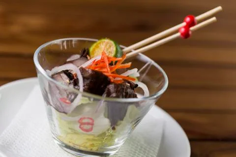 Mushroom appetizer Stock Photos
