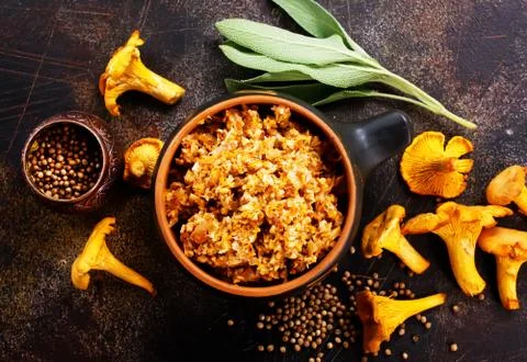 Mushroom caviar Stock Photos