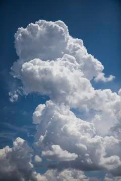 Mushroom clouds Stock Photos
