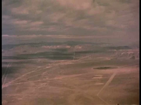 Mushroom clouds of various atomic ground bursts Stock Footage 75099366