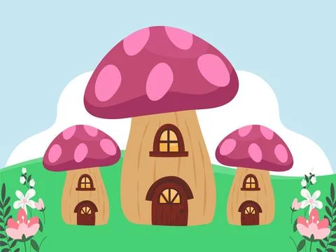 Mushroom Concept Illustration Stock Illustration