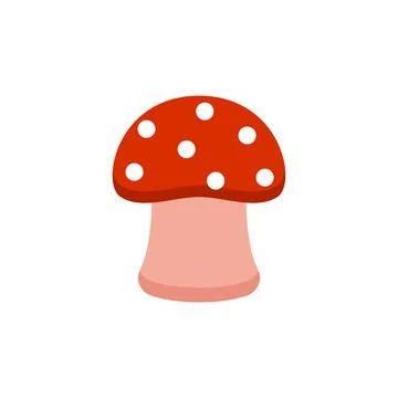 Mushroom Icon Conceptual Vector Design Illustration Stock Illustration