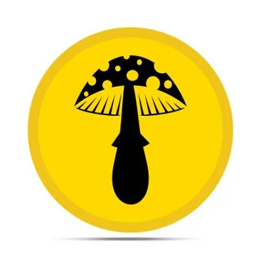 Mushroom icon Stock Illustration