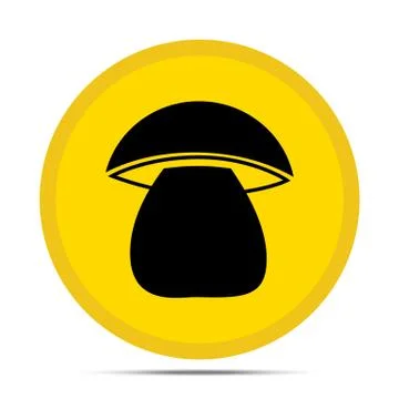Mushroom icon Stock Illustration