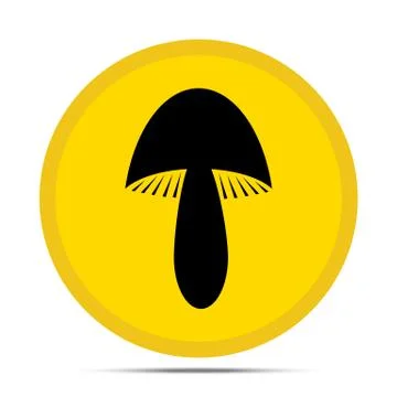 Mushroom icon Stock Illustration