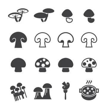 Mushroom icon Stock Illustration