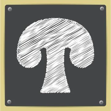Mushroom icon Stock Illustration