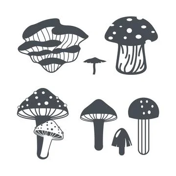 Mushroom icon Stock Illustration