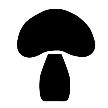 Mushroom icon on white background. flat style. mushrooms sign. Illustrazione stock